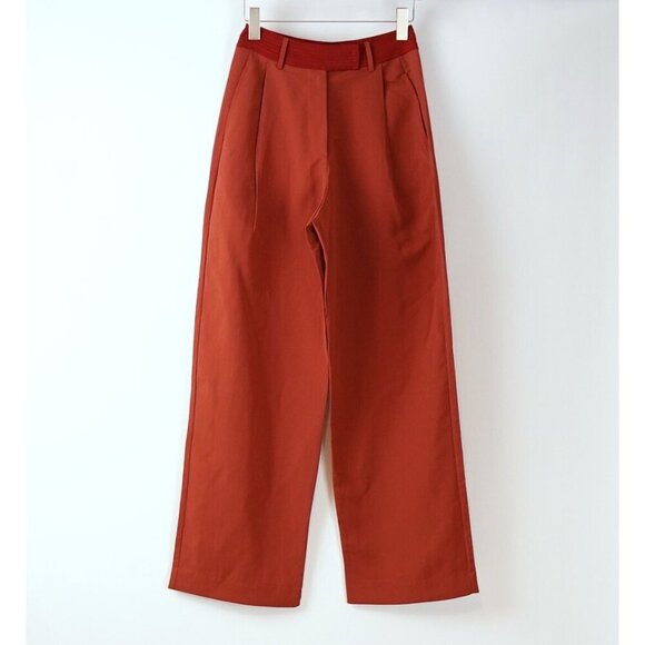 Tiny Anthropologie Noreen Trouser Pants Burnt Orange - Size 2 - Picture 1 of 10